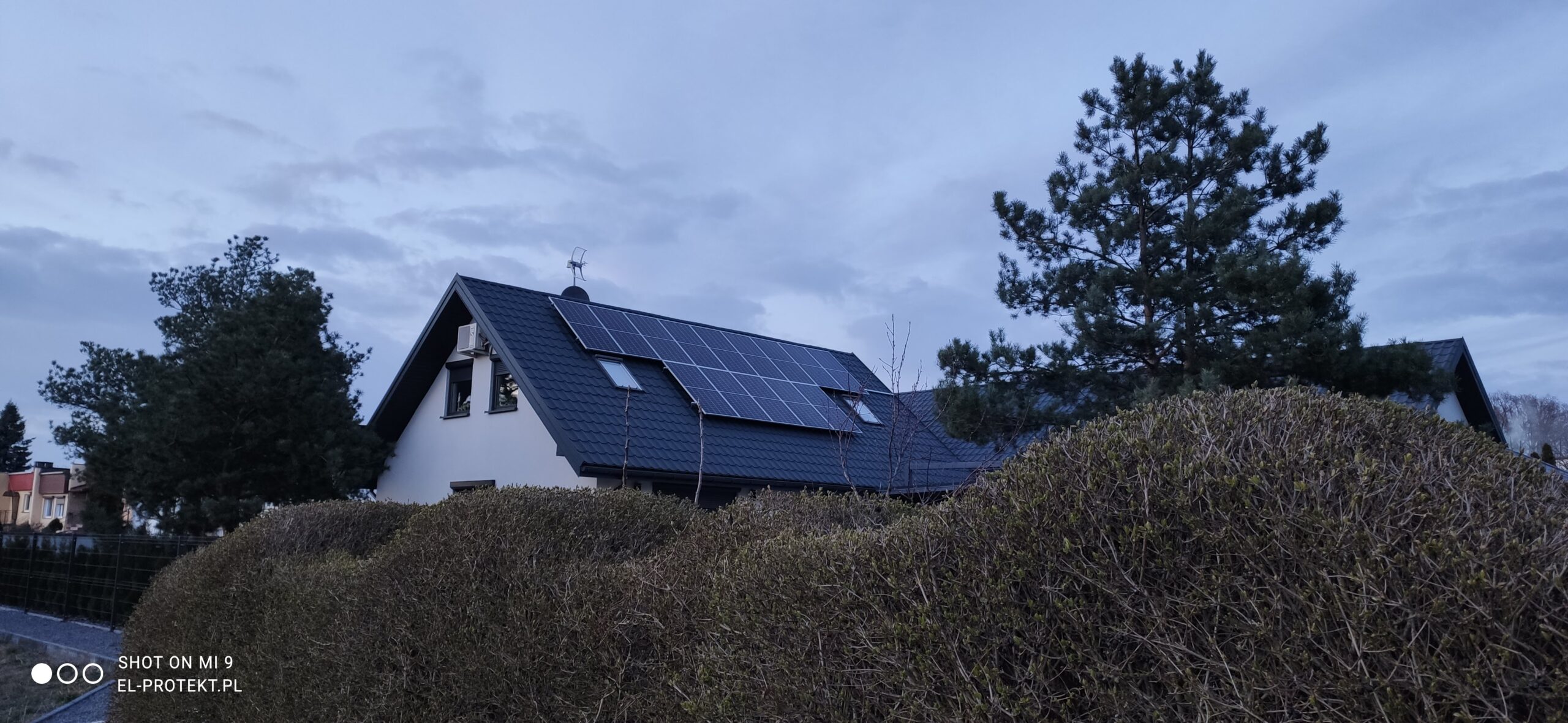 Instalacja fotowoltaiczna na dachu budynku jednorodzinnego 6,3 kWp – Kłoda Górowska gm. Góra